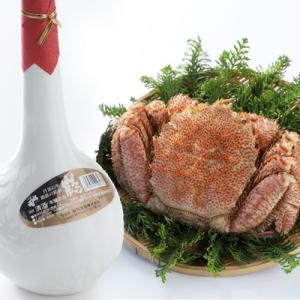 ふるさと納税 釧路市 釧路福司「鶴」本醸造と毛蟹のセット ふるさと納税 酒 かに F4F-0537