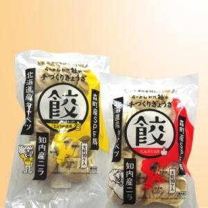 ふるさと納税 知内町 北海道の食材たっぷり!手作り餃子5袋セット スリーエス｜y-sf