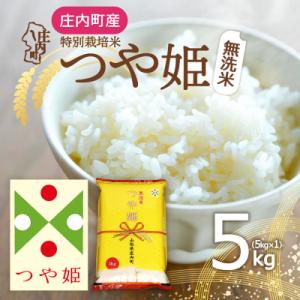 庄内町産 つや姫無洗米 5kg 令和7年産 2025年産 ブランド米