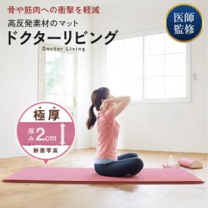 [ドクターリビング]トレーニング冊子付き ヨガマット トレーニングマット[No5698-0740]