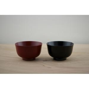 川連漆器　夫婦小町椀[H6002]