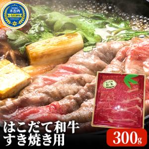 ふるさと納税 木古内町 はこだて和牛 300g すき焼き用[No.5217-0005]