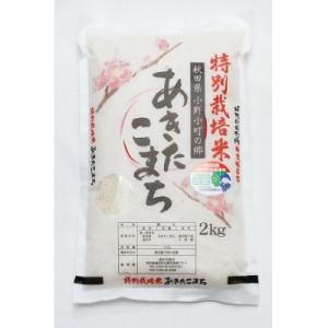 ふるさと納税 湯沢市 小野小町の郷特別栽培米あきたこまち2kg×1袋[K2202]