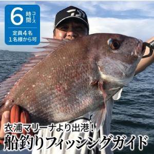 ふるさと納税 碧南市 船釣りフィッシングガイド(6時間コース・定員4名・1名様から可)【注意事項要確...