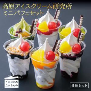 高原アイスクリーム研究所 『ミニパフェ』(6個セット) 　TF299
