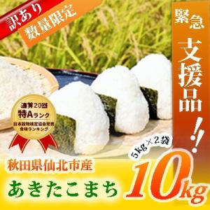 ふるさと納税 仙北市 《訳ありなのに”一等米”》 秋田県仙北市産あきたこまち米10kg[No.5660-1035]