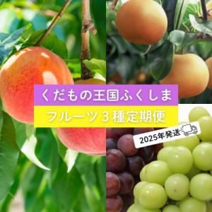 【2026年発送　先行受付】フルーツ3種定期便No.2033
