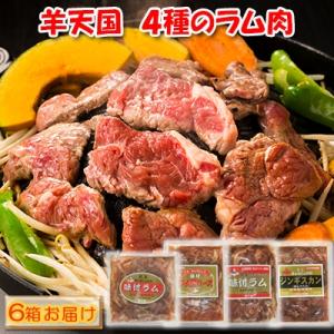 ふるさと納税 木古内町 子羊の味わい　〜4種のラム肉　6箱セット〜[No.5217-0097]｜y-sf