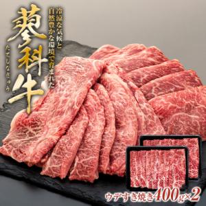 ふるさと納税 立科町 蓼科牛ウデすき焼き400g×2