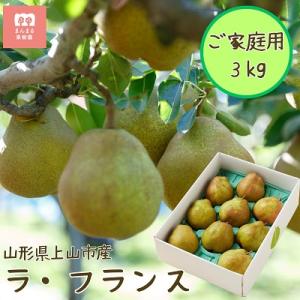 ふるさと納税 上山市 西洋梨(ラ・フランス)3kg　ご家庭用　0055-2312