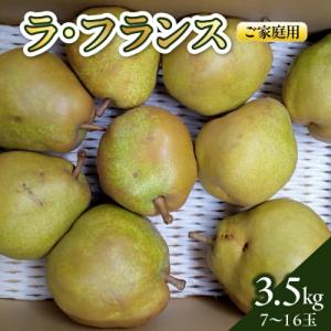 西洋梨(ラ・フランス)3.5kg　ご家庭用　0142-2611