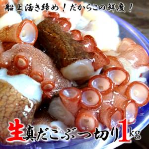 ふるさと納税 国東市 船上活き締め!生真だこぶつ切1kg(200g×5P)_1811R