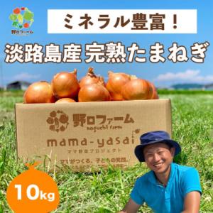 【野口ファーム】mama-yasai　完熟たまねぎ 10kg