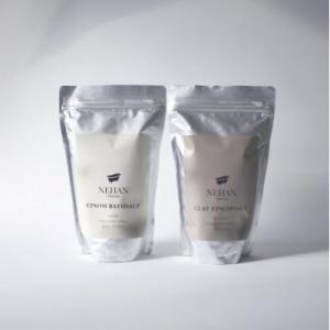 ふるさと納税 鳴門市 【NEHAN TOKYO】エプソルト4袋+クレイエプソルト4袋　スプーン2本付...