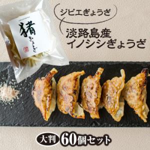 ふるさと納税 淡路市 淡路島産イノシシぎょうざ大判60個セット