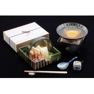 ふるさと納税 京都市 【京湯葉 ゆば庄】京湯葉と蟹のしゃぶしゃぶ一段セット