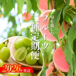 【2026年発送　先行受付分】フルーツ2種定期便No.2529