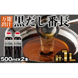 ふるさと納税 臼杵市 手間いらずの万能だし「黒だし番長」計1L