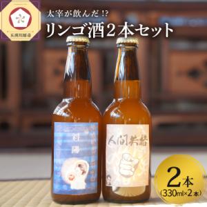 ふるさと納税 五所川原市 太宰が飲んだ!?幻のリンゴ酒 第二弾 【人間失格・斜陽】 2本 セット 果...