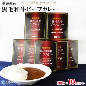 ふるさと納税 西予市 &lt;ご当地カレー「伊予牛A5ビーフカレー」&gt;　レトルト　本格　加工品　大容量　西...