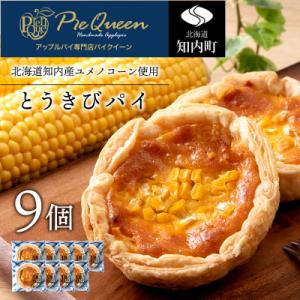 ふるさと納税 知内町 北海道知内町 橋本農園産ユメノコーンのとうきびパイ9個入