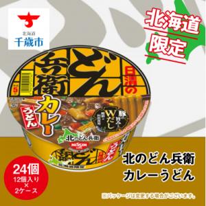 ふるさと納税 千歳市 日清 北のどん兵衛 カレーうどん [北海道仕様]24個