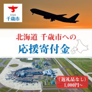 ふるさと納税 千歳市 北海道 千歳市☆応援寄付金☆【返礼品なし】