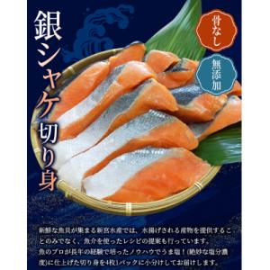 骨なし 無添加 銀シャケ 切身 50g × 12枚 (4枚入り3セット) 【nss508B】