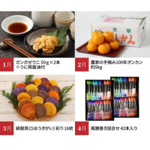 ふるさと納税 天草市 【定期便12回】天草市堪...の詳細画像1