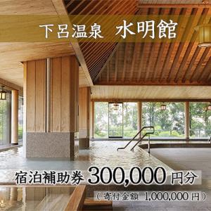 ふるさと納税 下呂市 下呂温泉 【水明館】宿泊補助券(300,000円分)【a002-6】