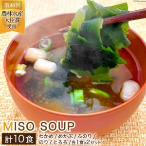 ふるさと納税 気仙沼市 おうちごはん MISOSOUP 5種×2セット 計10食分 [ムラカミ 20...