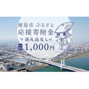ふるさと納税 徳島市 【返礼品なし】徳島市　応援寄附金(一口1,000円)【ZZ003】