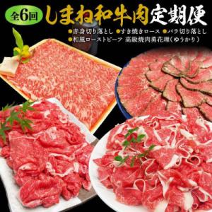 ふるさと納税 松江市 【定期便/全6回】しまね和牛肉 【高級 焼肉勇花理(ゆうかり)】