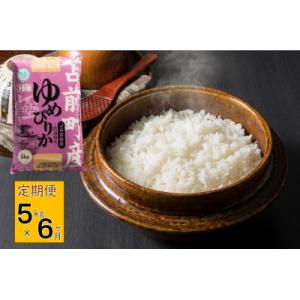 ふるさと納税 苫前町 【定期便】【令和5年産】北海道とままえ産ゆめぴりか　5kg×6ヵ月連続お届け