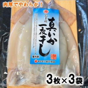 北三陸産 イカ一夜干し 3枚入×3袋 いか イカ焼き いかめし イカゲソ