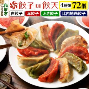 ふるさと納税 秋田市 【4種餃子72個詰合せ】餃子の餃天|15_ggt-027201