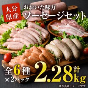 おおいた 味力 ソーセージセット(合計2.28kg・全6種)