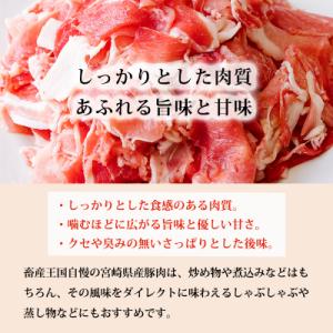高原育ちの宮崎県産豚肉切り落とし&ミンチ4kg[アレンジ色々万能食材]　TF767