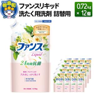 ファンスリキッド 液体 洗たく用洗剤 詰替用 (0.72kg) ×12個|13_dis-041201