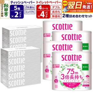 トイレットペーパー 3倍長持ち 無香料 4個×4P&ティッシュ10箱|15_nsc-130401db