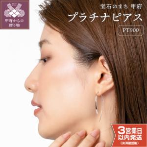 ふるさと納税 甲府市 【即納】【甲府ジュエリー】プラチナ　ピアス(15125170)