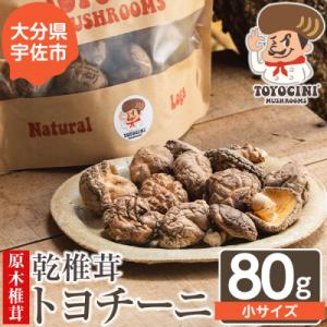 ふるさと納税 宇佐市 乾椎茸 トヨチーニ・小サイズ(80g)【110300101】【松重　拓志】