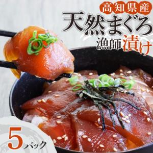 まぐろ漁師漬けセット 80g×5パック 海鮮丼 漬け丼 冷凍 惣菜 切り身【R01177】
