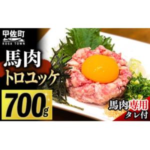 【毎月500セット限定】馬肉トロユッケ700g (専用たれ付き)