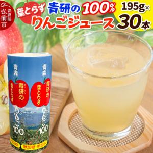 青研りんごジュース【葉とらずりんご100】195g 30本入 1箱|24_bny-070101