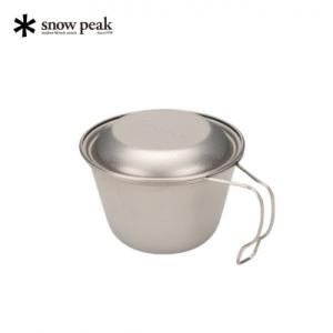 ふるさと納税 三条市 スノーピーク 深型チタンシェラカップ 蓋付き E-314 【017S129】