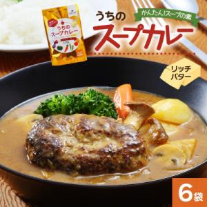 ふるさと納税 札幌市 スープカレーの素 うちのスープカレー プレミアム リッチバター味 2人前×6袋...