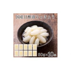 ふるさと納税 小松市 国産甘酢漬らっきょう 10袋セット らっきょう漬け 漬物