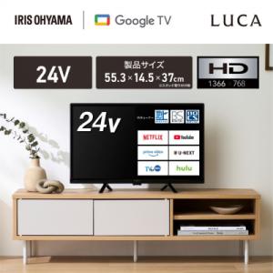 ふるさと納税 角田市 テレビ Google液晶TV 24V型 LT-24WGX-F1 ブラック