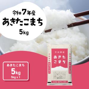 令和7年産 茨城県産 お米 あきたこまち 精米 5kg (5kg×1袋)
